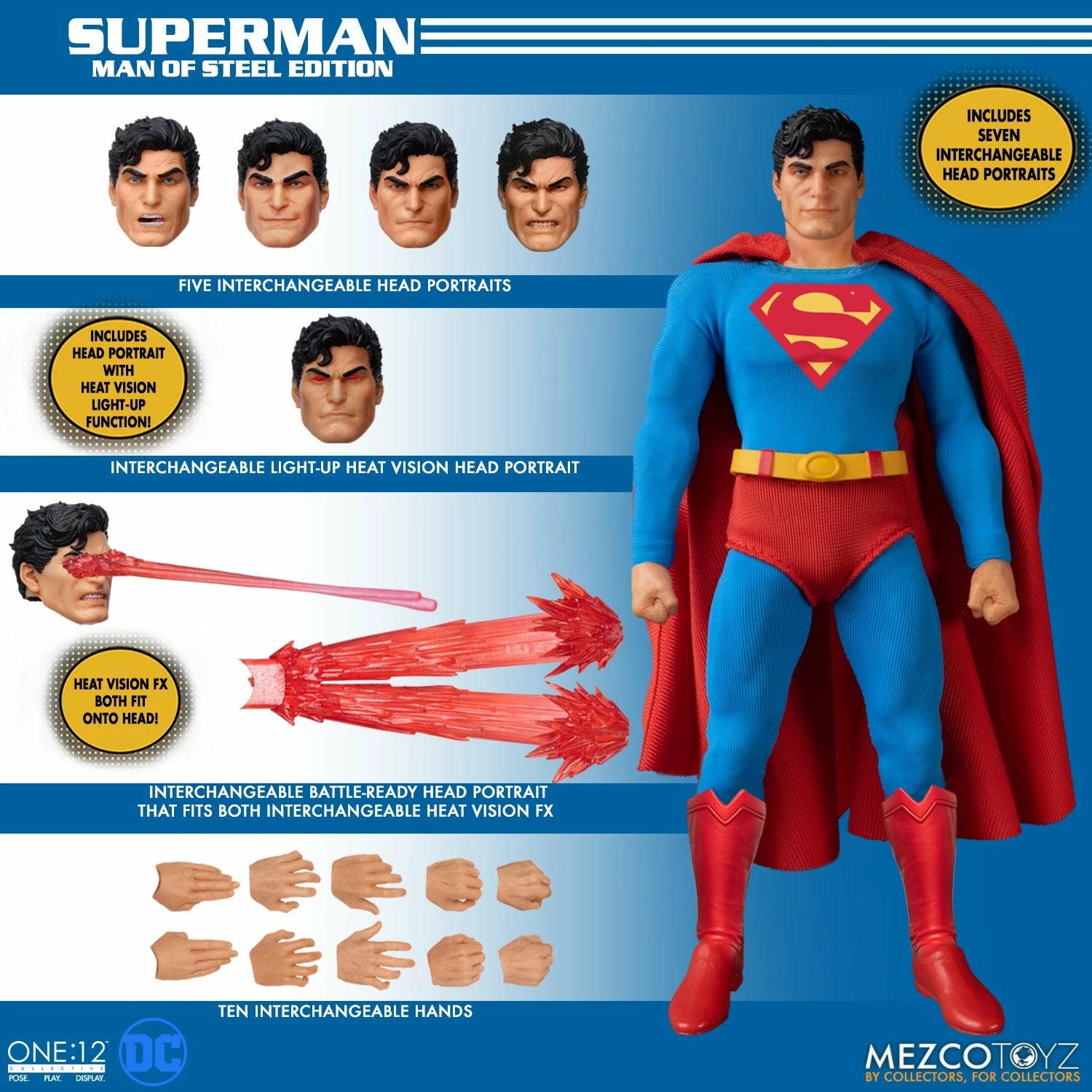 Mezco Toys ONE:12 Collective - DC Universe - Superman: Man Of Steel Edition 17 Mezco Toys ONE:12 Collective - DC Universe - Superman: Man Of Steel Edition - Image 17