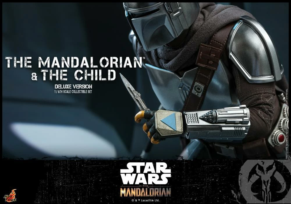 Hot Toys - The Mandalorian & The Child (Deluxe Ver.) 1/6 Scale Collectible Figure 9 Hot Toys - The Mandalorian & The Child (Deluxe Ver.) 1/6 Scale Collectible Figure - Image 9