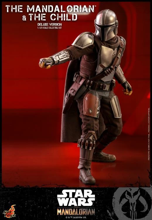 Hot Toys - The Mandalorian & The Child (Deluxe Ver.) 1/6 Scale Collectible Figure 4 Hot Toys - The Mandalorian & The Child (Deluxe Ver.) 1/6 Scale Collectible Figure - Image 4