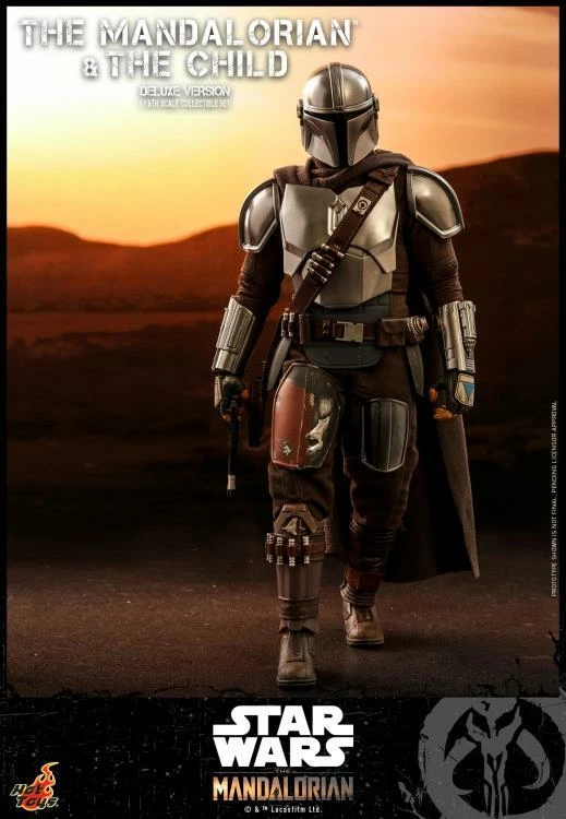 Hot Toys - The Mandalorian & The Child (Deluxe Ver.) 1/6 Scale Collectible Figure 3 Hot Toys - The Mandalorian & The Child (Deluxe Ver.) 1/6 Scale Collectible Figure - Image 3