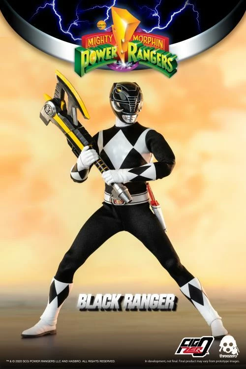 Threezero 1/6 Scale Figure - Mighty Morphin Power Rangers - Black Ranger 2 Threezero 1/6 Scale Figure - Mighty Morphin Power Rangers - Black Ranger - Image 2