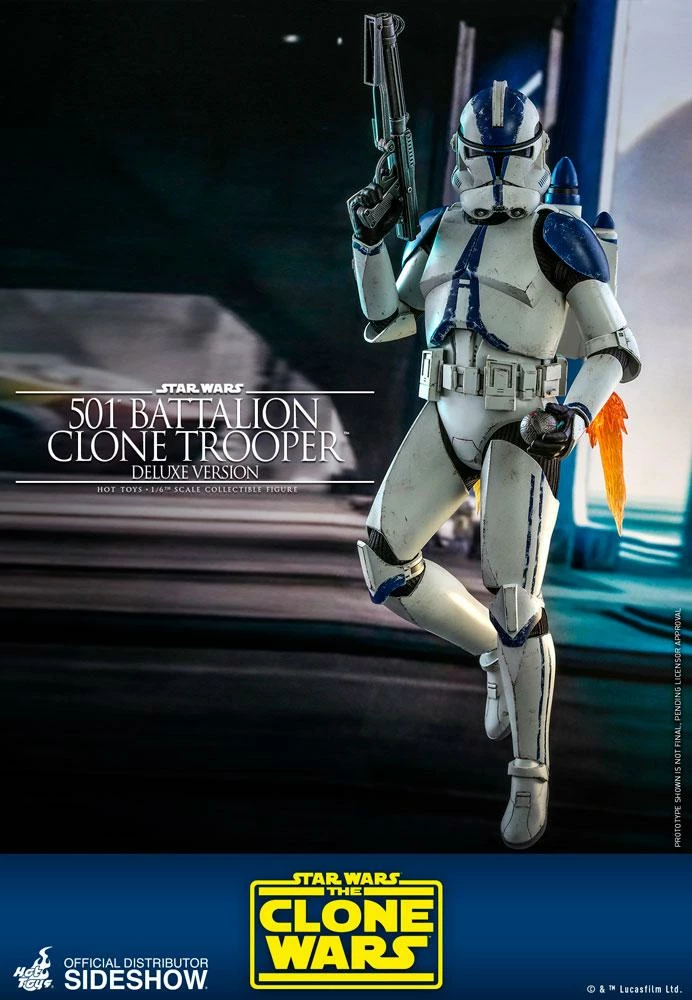 Hot Toys TV Masterpiece 1/6 Scale Figure - 501st Battalion Clone Trooper - Deluxe (The Clone Wars) 5 Hot Toys TV Masterpiece 1/6 Scale Figure - 501st Battalion Clone Trooper - Deluxe (The Clone Wars) - Image 5