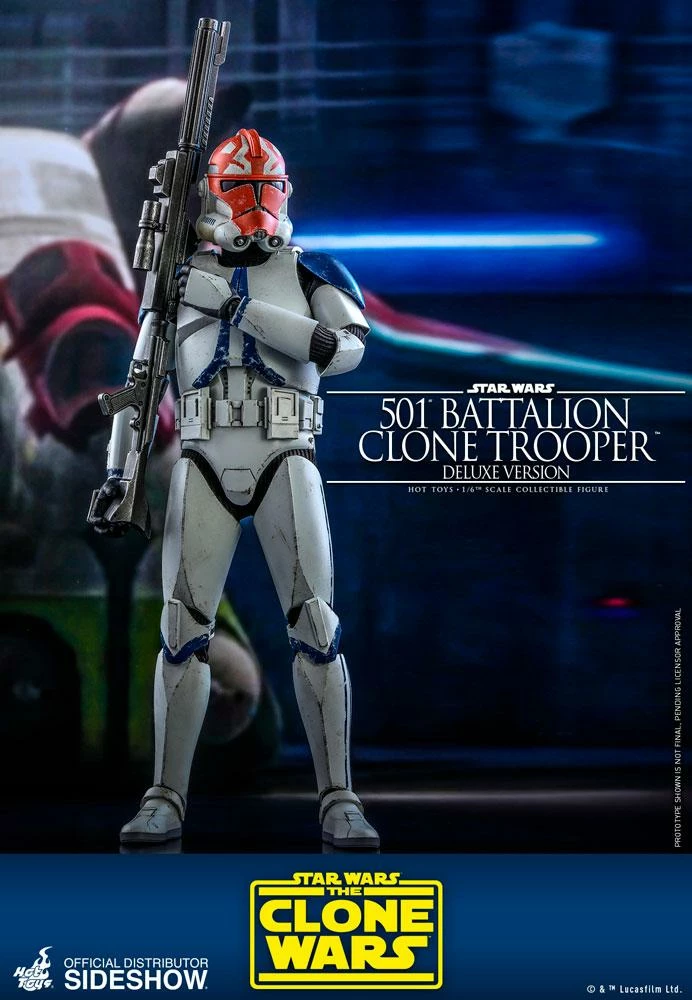 Hot Toys TV Masterpiece 1/6 Scale Figure - 501st Battalion Clone Trooper - Deluxe (The Clone Wars) 2 Hot Toys TV Masterpiece 1/6 Scale Figure - 501st Battalion Clone Trooper - Deluxe (The Clone Wars) - Image 2