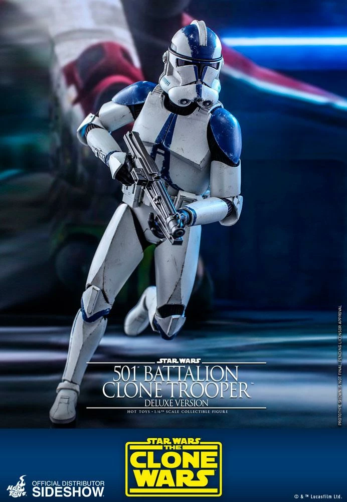 Hot Toys TV Masterpiece 1/6 Scale Figure - 501st Battalion Clone Trooper - Deluxe (The Clone Wars) 4 Hot Toys TV Masterpiece 1/6 Scale Figure - 501st Battalion Clone Trooper - Deluxe (The Clone Wars) - Image 4