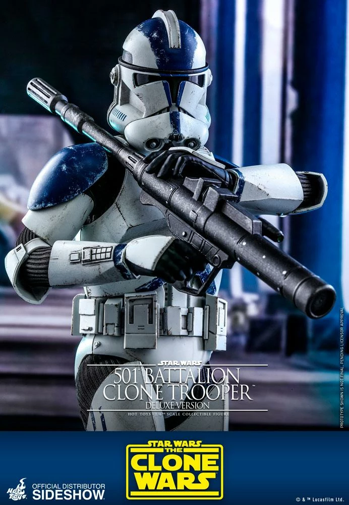 Hot Toys TV Masterpiece 1/6 Scale Figure - 501st Battalion Clone Trooper - Deluxe (The Clone Wars) 7 Hot Toys TV Masterpiece 1/6 Scale Figure - 501st Battalion Clone Trooper - Deluxe (The Clone Wars) - Image 7