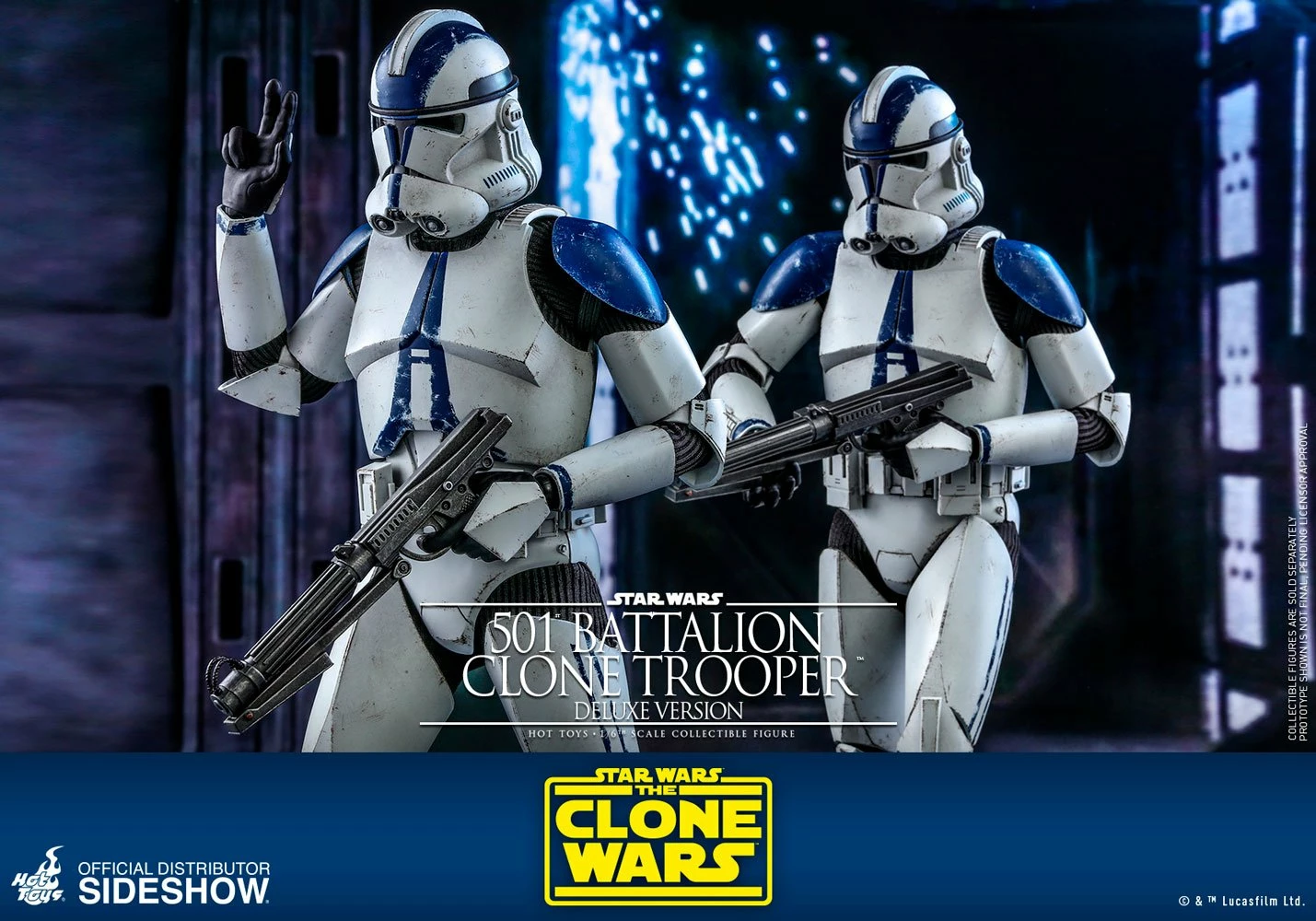 Hot Toys TV Masterpiece 1/6 Scale Figure - 501st Battalion Clone Trooper - Deluxe (The Clone Wars) 16 Hot Toys TV Masterpiece 1/6 Scale Figure - 501st Battalion Clone Trooper - Deluxe (The Clone Wars) - Image 16
