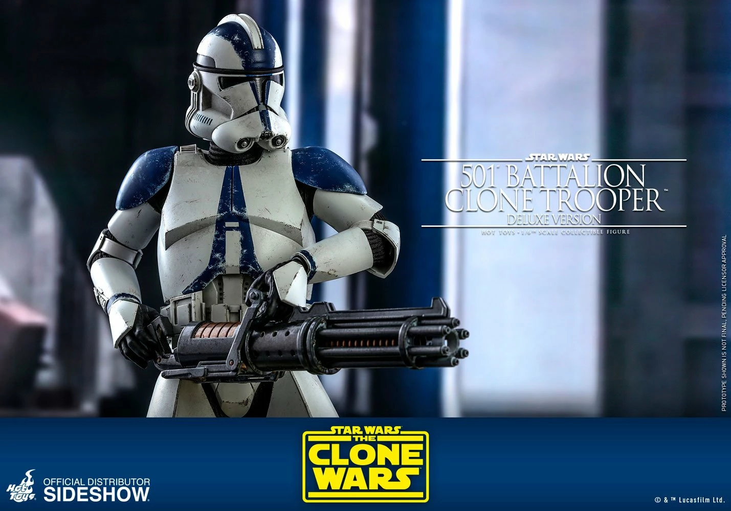 Hot Toys TV Masterpiece 1/6 Scale Figure - 501st Battalion Clone Trooper - Deluxe (The Clone Wars) 11 Hot Toys TV Masterpiece 1/6 Scale Figure - 501st Battalion Clone Trooper - Deluxe (The Clone Wars) - Image 11