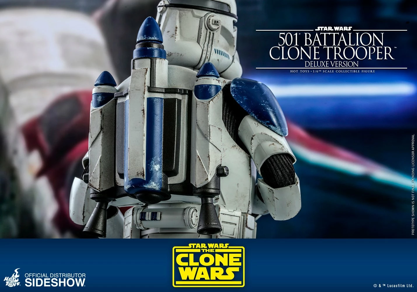 Hot Toys TV Masterpiece 1/6 Scale Figure - 501st Battalion Clone Trooper - Deluxe (The Clone Wars) 12 Hot Toys TV Masterpiece 1/6 Scale Figure - 501st Battalion Clone Trooper - Deluxe (The Clone Wars) - Image 12
