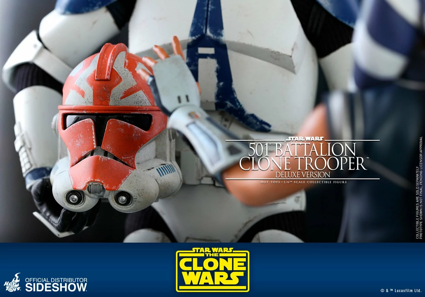 Hot Toys TV Masterpiece 1/6 Scale Figure - 501st Battalion Clone Trooper - Deluxe (The Clone Wars) 15 Hot Toys TV Masterpiece 1/6 Scale Figure - 501st Battalion Clone Trooper - Deluxe (The Clone Wars) - Image 15