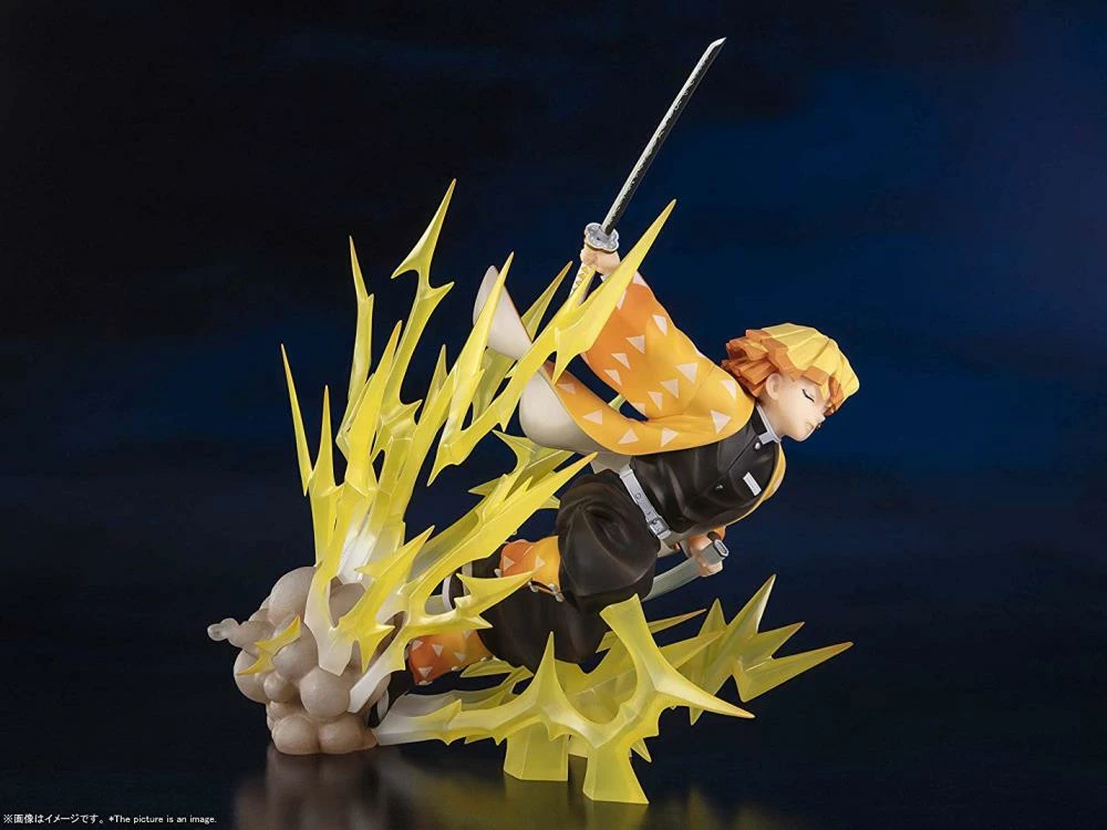 Bandai Demon Slayer: Kimetsu No Yaiba FiguartsZERO - Agatsuma Zenitsu Thunder Breathing (Breath Of Thunder) 2 Bandai Demon Slayer: Kimetsu No Yaiba FiguartsZERO - Agatsuma Zenitsu Thunder Breathing (Breath Of Thunder) - Image 2