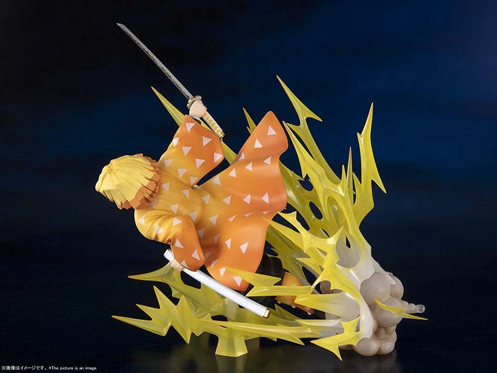 Bandai Demon Slayer: Kimetsu No Yaiba FiguartsZERO - Agatsuma Zenitsu Thunder Breathing (Breath Of Thunder) 3 Bandai Demon Slayer: Kimetsu No Yaiba FiguartsZERO - Agatsuma Zenitsu Thunder Breathing (Breath Of Thunder) - Image 3