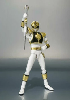 Bandai S.H. Figuarts Power Rangers White Ranger - Tommy Oliver Head Sculpt -Toy Dojo BAS55284 04 90439