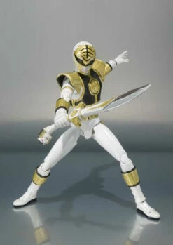 Bandai S.H. Figuarts Power Rangers White Ranger - Tommy Oliver Head Sculpt -Toy Dojo BAS55284 06 72577