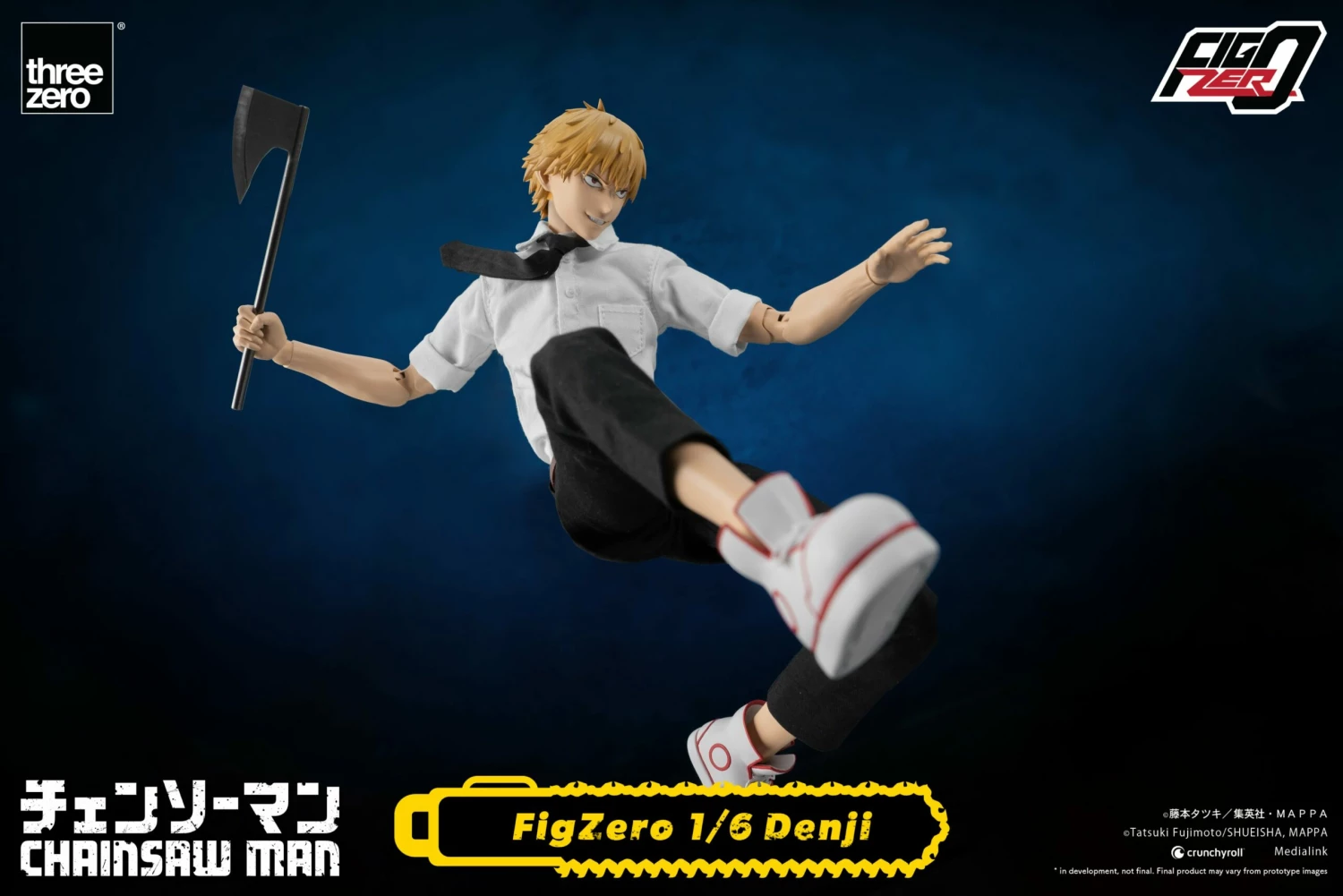 Threezero Chainsaw Man FigZero 1/6 Scale Collectible Figure - Denji 7 Threezero Chainsaw Man FigZero 1/6 Scale Collectible Figure - Denji - Image 7