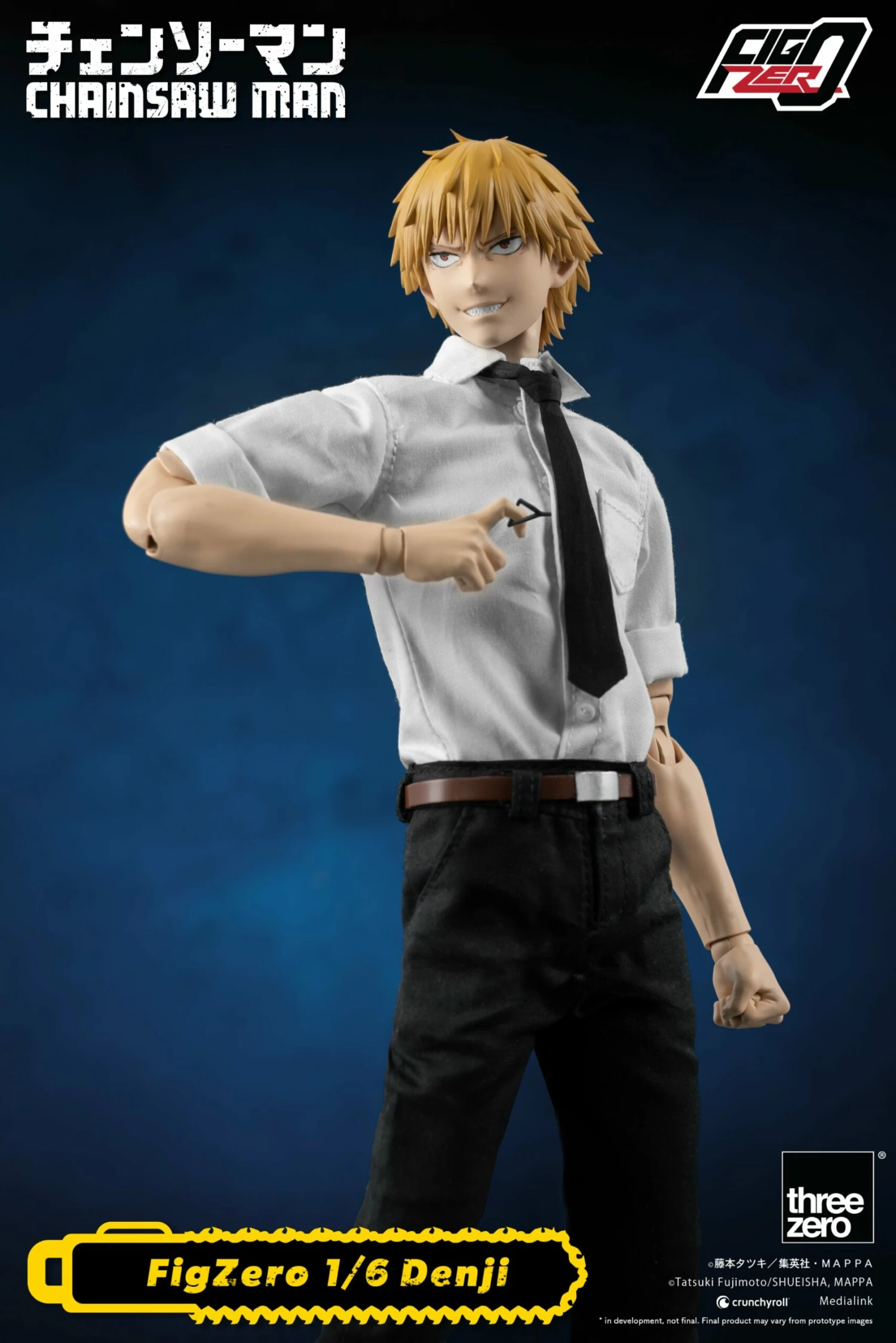 Threezero Chainsaw Man FigZero 1/6 Scale Collectible Figure - Denji 10 Threezero Chainsaw Man FigZero 1/6 Scale Collectible Figure - Denji - Image 10