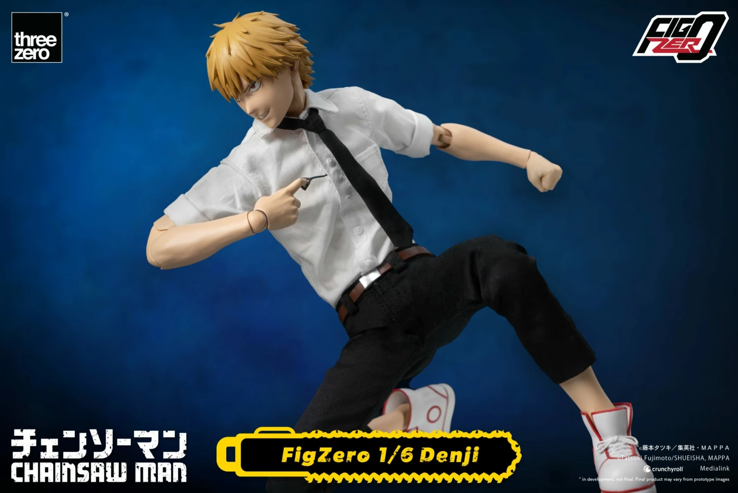 Threezero Chainsaw Man FigZero 1/6 Scale Collectible Figure - Denji 12 Threezero Chainsaw Man FigZero 1/6 Scale Collectible Figure - Denji - Image 12