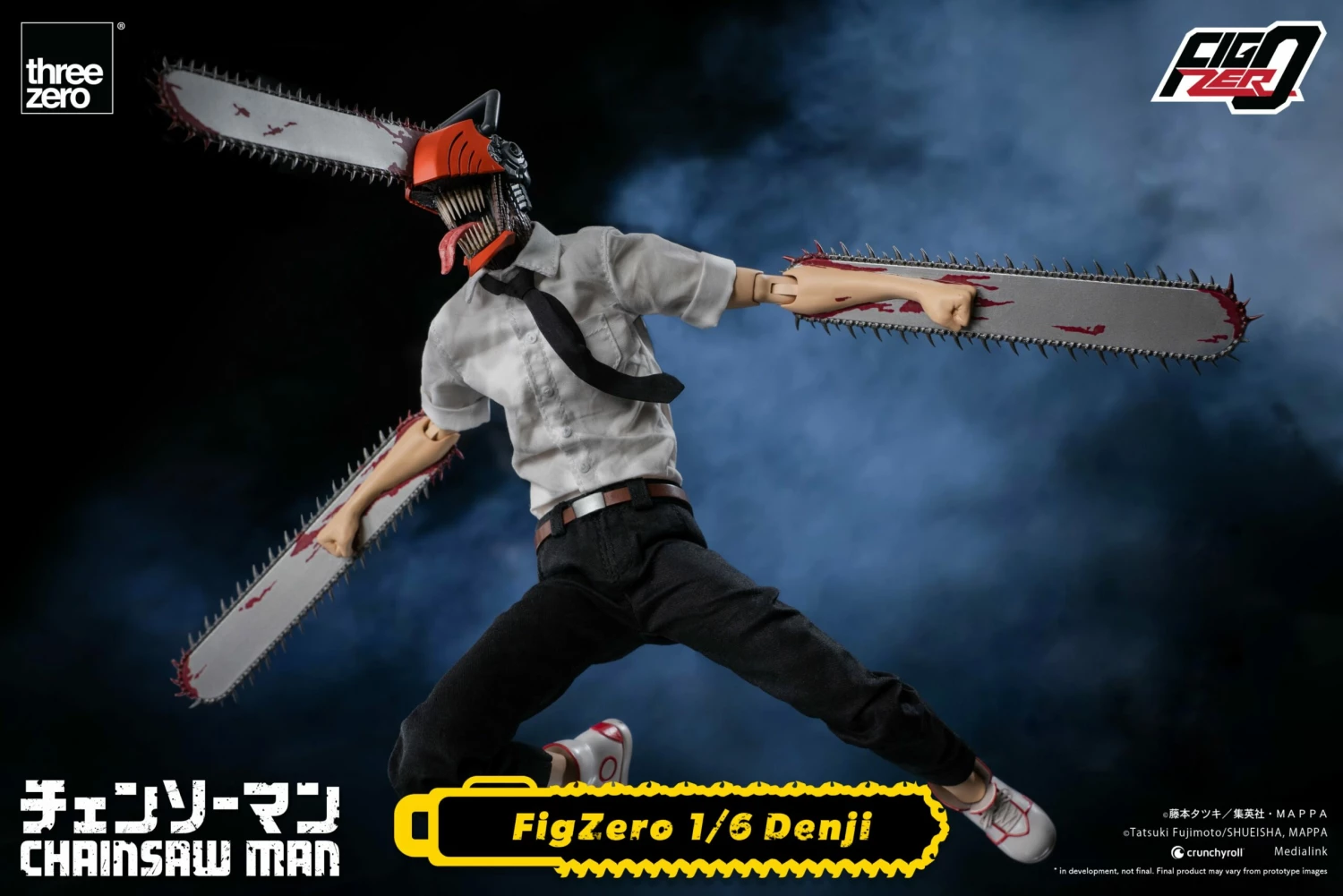 Threezero Chainsaw Man FigZero 1/6 Scale Collectible Figure - Denji 15 Threezero Chainsaw Man FigZero 1/6 Scale Collectible Figure - Denji - Image 15