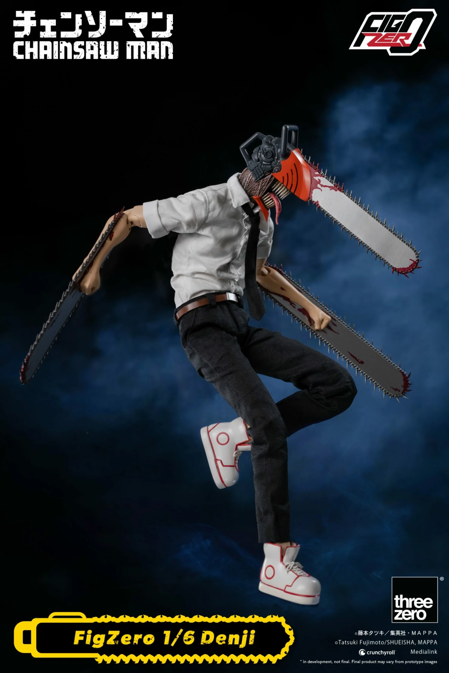 Threezero Chainsaw Man FigZero 1/6 Scale Collectible Figure - Denji 17 Threezero Chainsaw Man FigZero 1/6 Scale Collectible Figure - Denji - Image 17