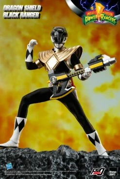 Threezero 1/6 Scale Figure - Mighty Morphin' Power Rangers - Dragon Shield Black Ranger