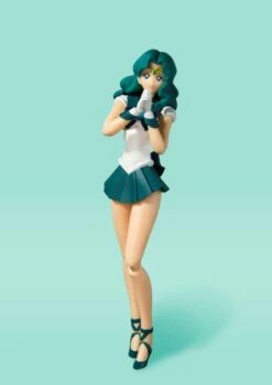 Bandai S.H. Figuarts Sailor Moon - Sailor Neptune - Animation Color Edition "Pretty Guardian Sailor Moon" -Toy Dojo SHF SailorNeptuneACE 04 07101