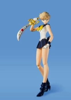 Bandai S.H. Figuarts Sailor Moon - Sailor Uranus - Animation Color Edition "Pretty Guardian Sailor Moon" -Toy Dojo SHF SailorUransACE 03 83297