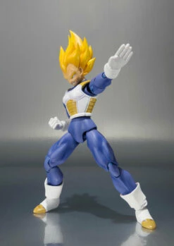 Bandai S.H. Figuarts DragonBall Z Super Saiyan Vegeta Premium Color Edition (Tamashii Web Exclusive) -Toy Dojo SHF Vegeta 02 03930