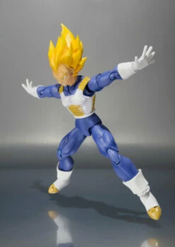 Bandai S.H. Figuarts DragonBall Z Super Saiyan Vegeta Premium Color Edition (Tamashii Web Exclusive) -Toy Dojo SHF Vegeta 03 18661