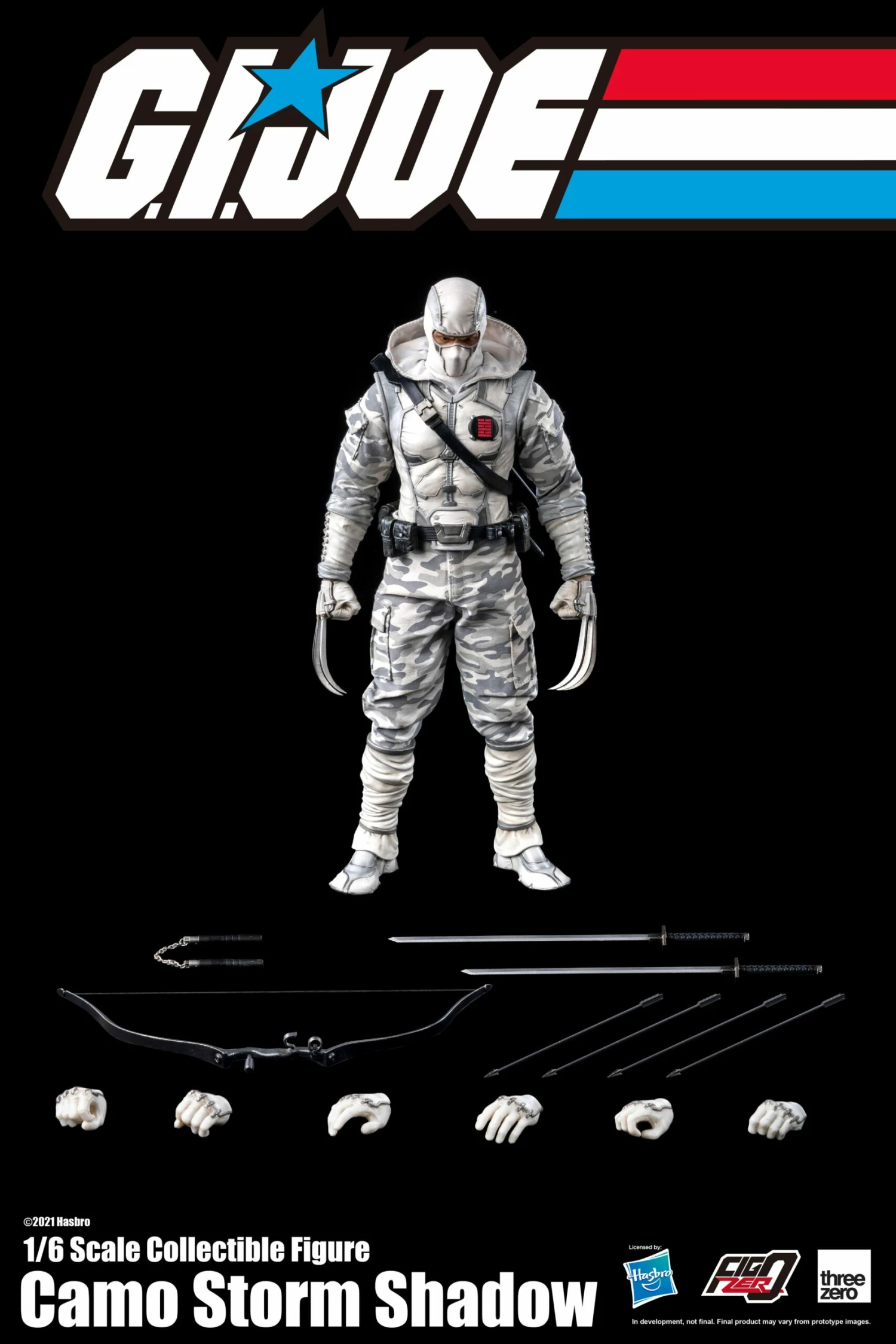 Threezero X Hasbro G.I. Joe 1/6 Scale Collectible Figure - Storm Shadow (Camo) PX Previews Exclusive 1 Threezero X Hasbro G.I. Joe 1/6 Scale Collectible Figure - Storm Shadow (Camo) PX Previews Exclusive