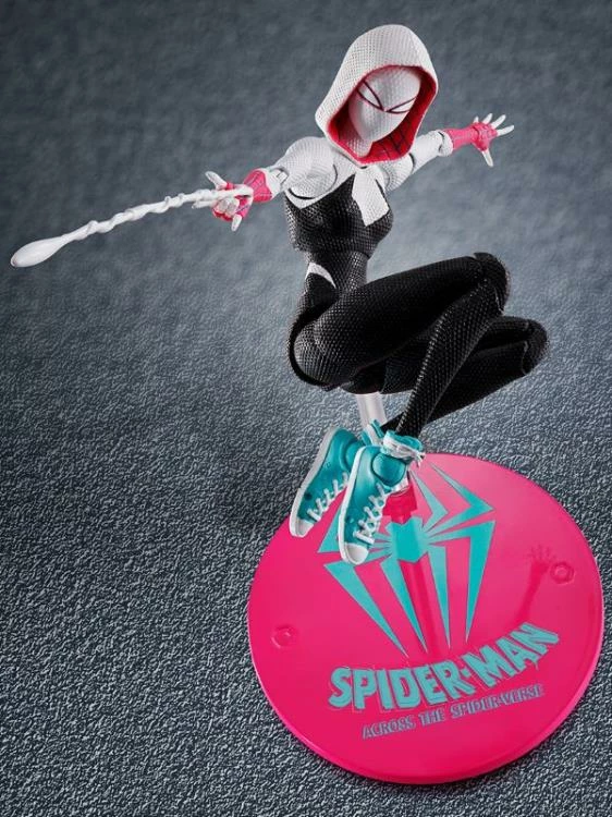 Bandai S.H.Figuarts Spider-Man: Across The Spider-Verse - Spider-Gwen 9 Bandai S.H.Figuarts Spider-Man: Across The Spider-Verse - Spider-Gwen - Image 9