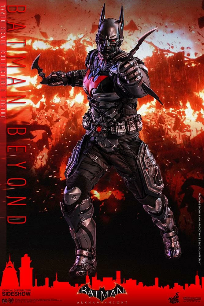 Hot Toys Video Game Masterpiece 1/6 Scale Figure - Batman Arkham Knight - Batman Beyond 12 Hot Toys Video Game Masterpiece 1/6 Scale Figure - Batman Arkham Knight - Batman Beyond - Image 12