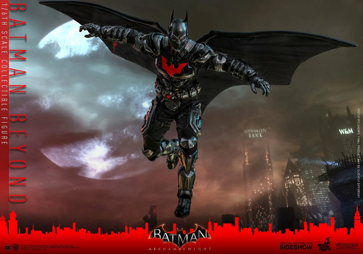 Hot Toys Video Game Masterpiece 1/6 Scale Figure - Batman Arkham Knight - Batman Beyond 15 Hot Toys Video Game Masterpiece 1/6 Scale Figure - Batman Arkham Knight - Batman Beyond - Image 15
