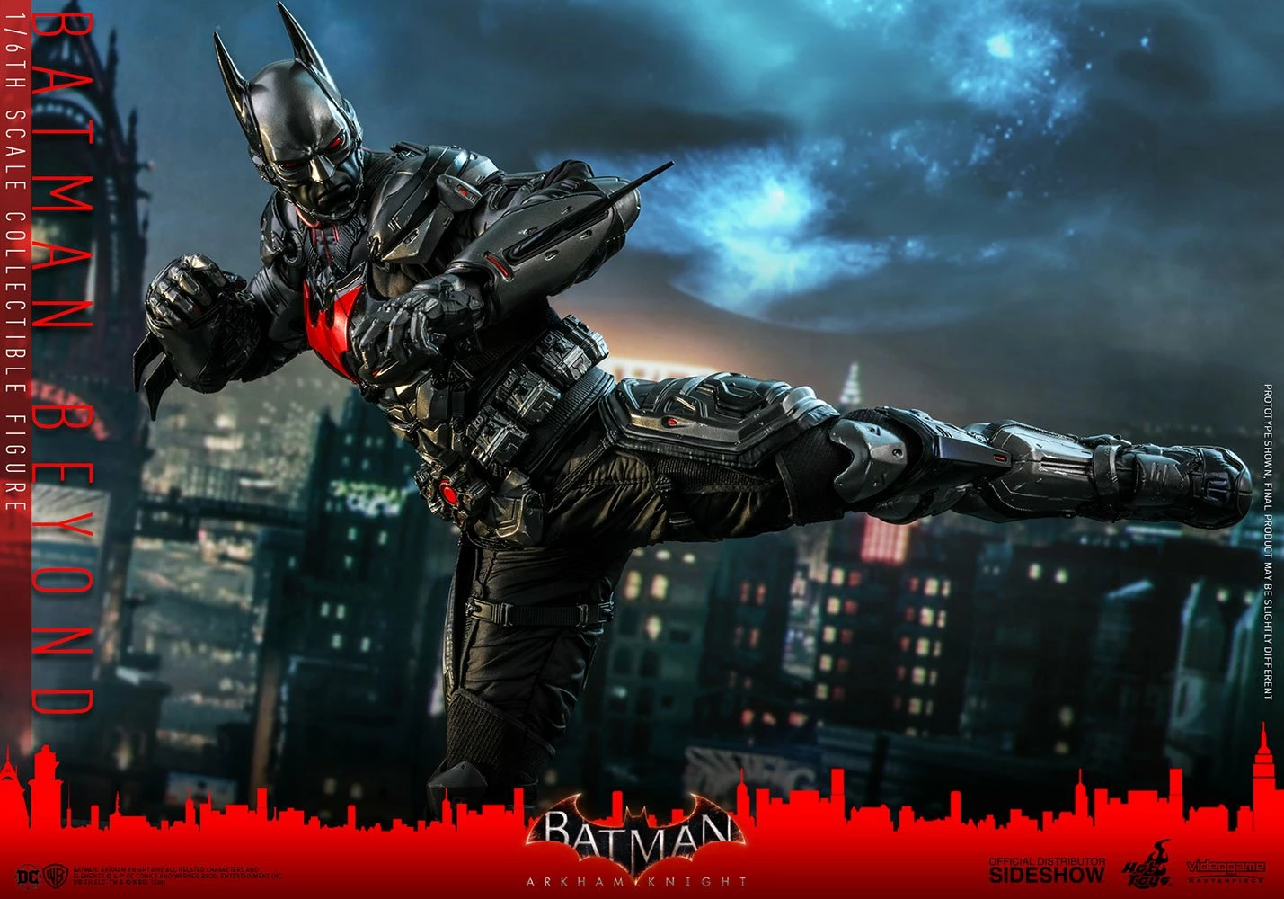 Hot Toys Video Game Masterpiece 1/6 Scale Figure - Batman Arkham Knight - Batman Beyond 18 Hot Toys Video Game Masterpiece 1/6 Scale Figure - Batman Arkham Knight - Batman Beyond - Image 18