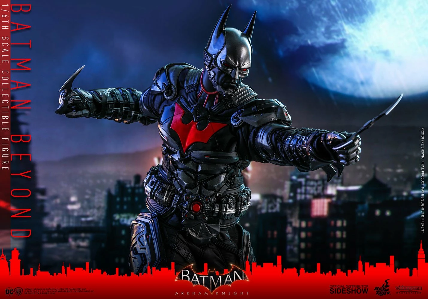 Hot Toys Video Game Masterpiece 1/6 Scale Figure - Batman Arkham Knight - Batman Beyond 17 Hot Toys Video Game Masterpiece 1/6 Scale Figure - Batman Arkham Knight - Batman Beyond - Image 17