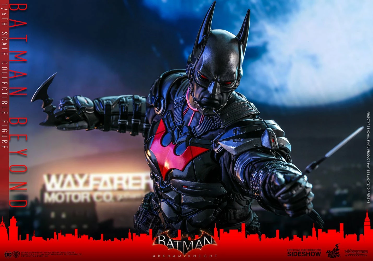 Hot Toys Video Game Masterpiece 1/6 Scale Figure - Batman Arkham Knight - Batman Beyond 19 Hot Toys Video Game Masterpiece 1/6 Scale Figure - Batman Arkham Knight - Batman Beyond - Image 19