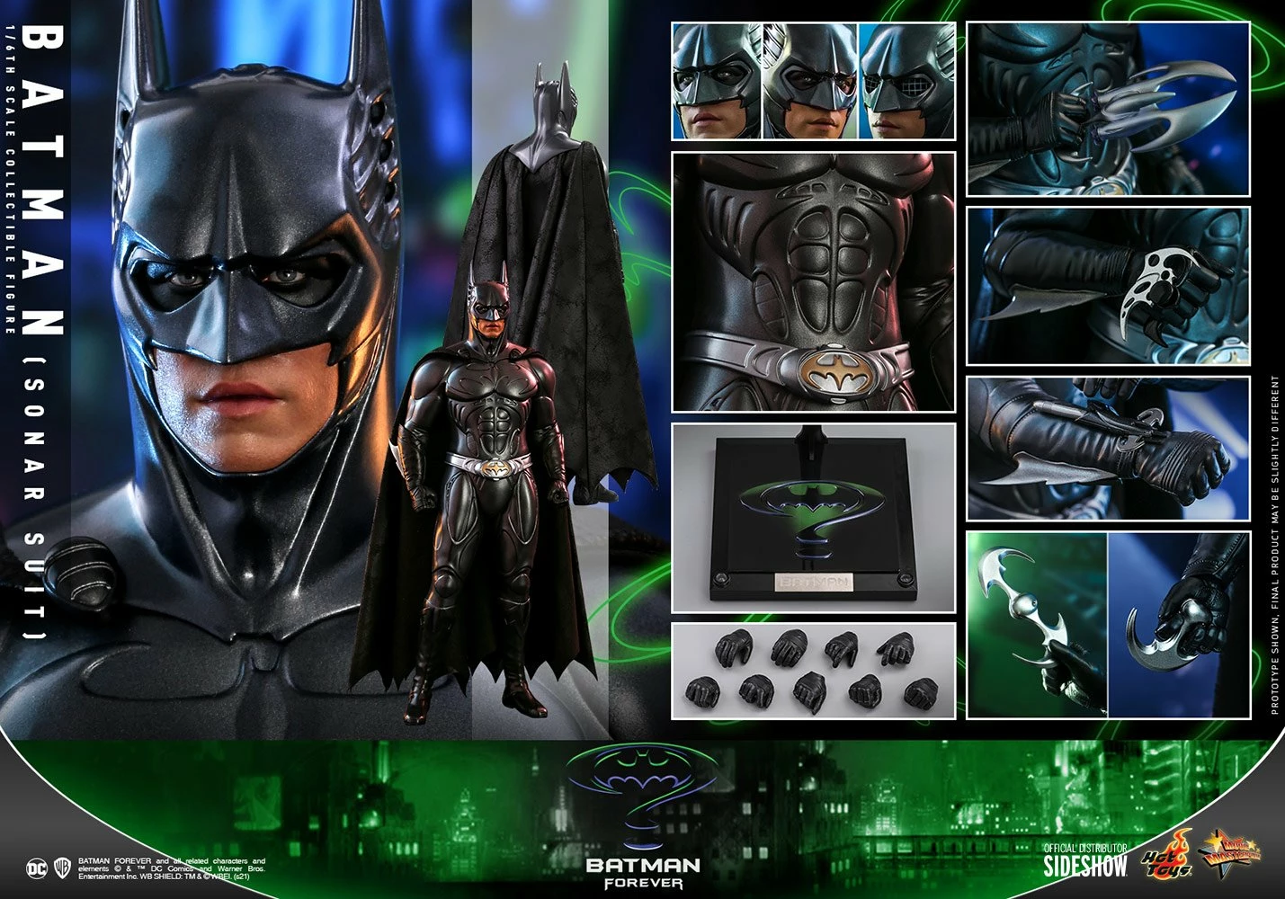 Hot Toys Movie Masterpiece 1/6 Scale Figure - Batman: Forever - Batman (Sonar Suit) 12 Hot Toys Movie Masterpiece 1/6 Scale Figure - Batman: Forever - Batman (Sonar Suit) - Image 12