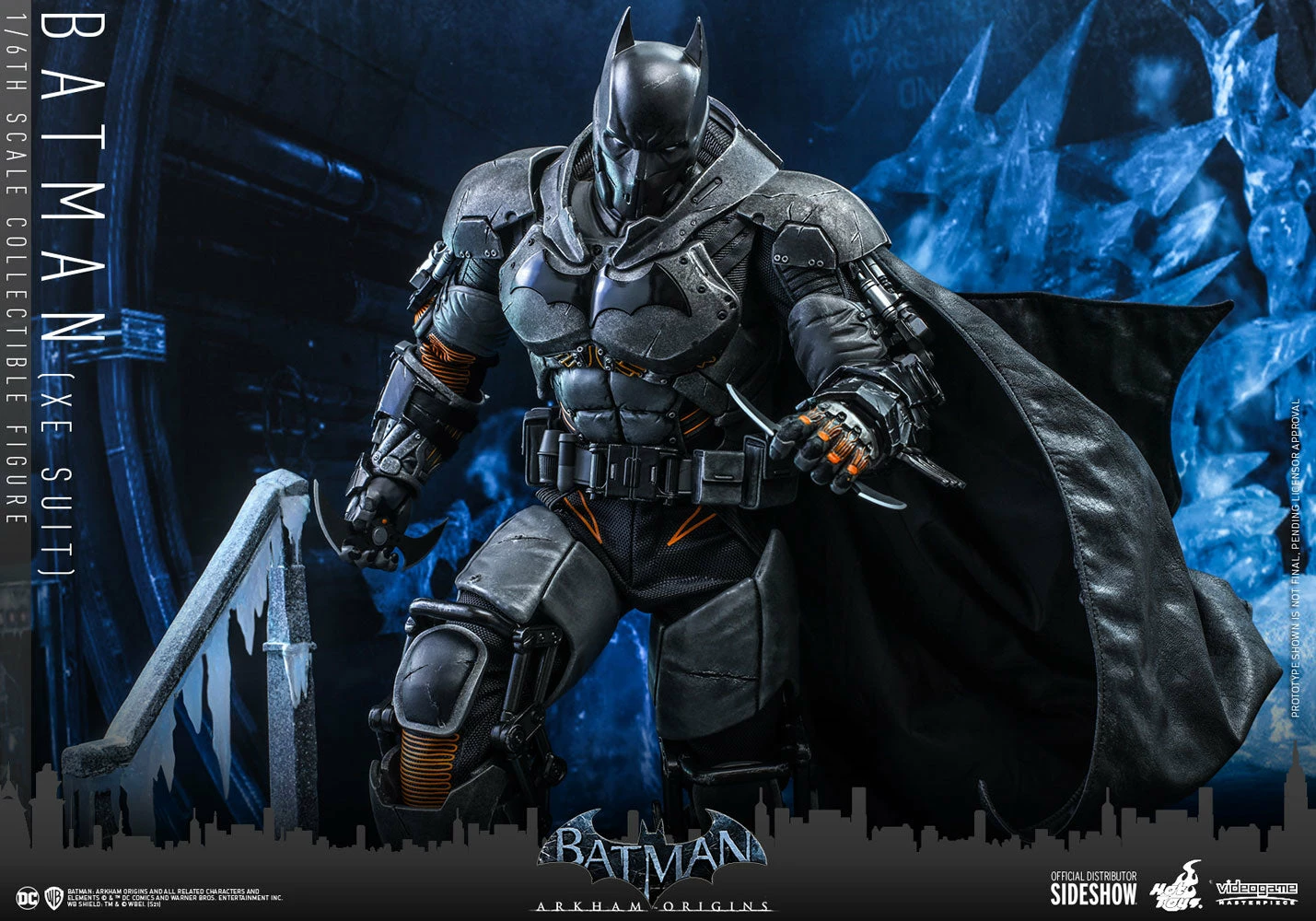 Hot Toys Video Game Masterpiece 1/6 Scale Figure - Batman: Arkham Origins - Batman (XE Suit) 9 Hot Toys Video Game Masterpiece 1/6 Scale Figure - Batman: Arkham Origins - Batman (XE Suit) - Image 9