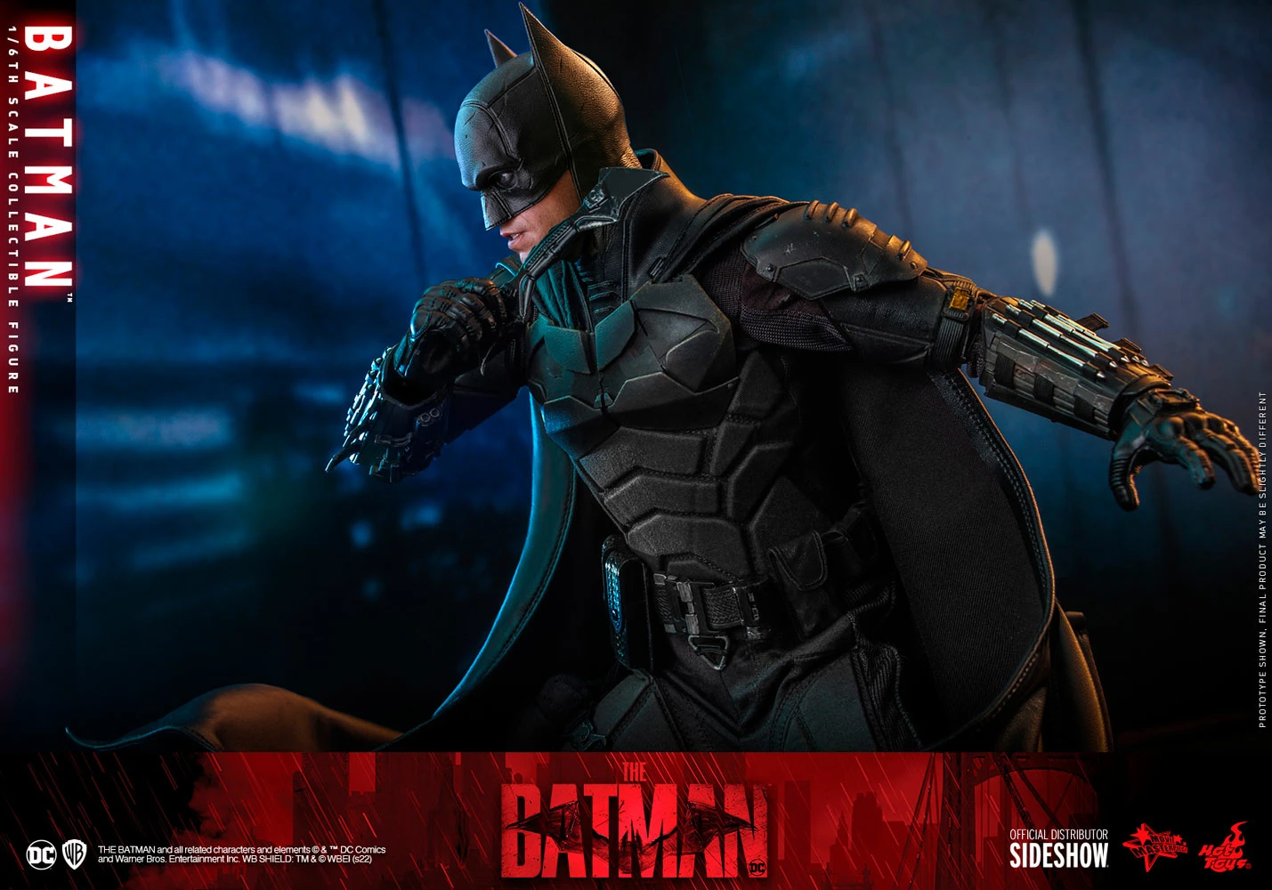 Hot Toys Movie Masterpiece 1/6 Scale Figure - The Batman - Batman 13 Hot Toys Movie Masterpiece 1/6 Scale Figure - The Batman - Batman - Image 13