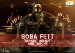 Hot Toys 1/6 Scale Television Masterpiece Series - The Mandalorian - Boba Fett & Throne Set (Repaint Armor)