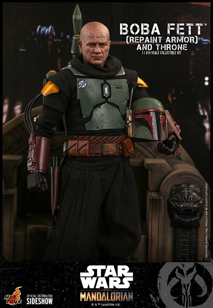 Hot Toys 1/6 Scale Television Masterpiece Series - The Mandalorian - Boba Fett & Throne Set (Repaint Armor) 3 Hot Toys 1/6 Scale Television Masterpiece Series - The Mandalorian - Boba Fett & Throne Set (Repaint Armor) - Image 3