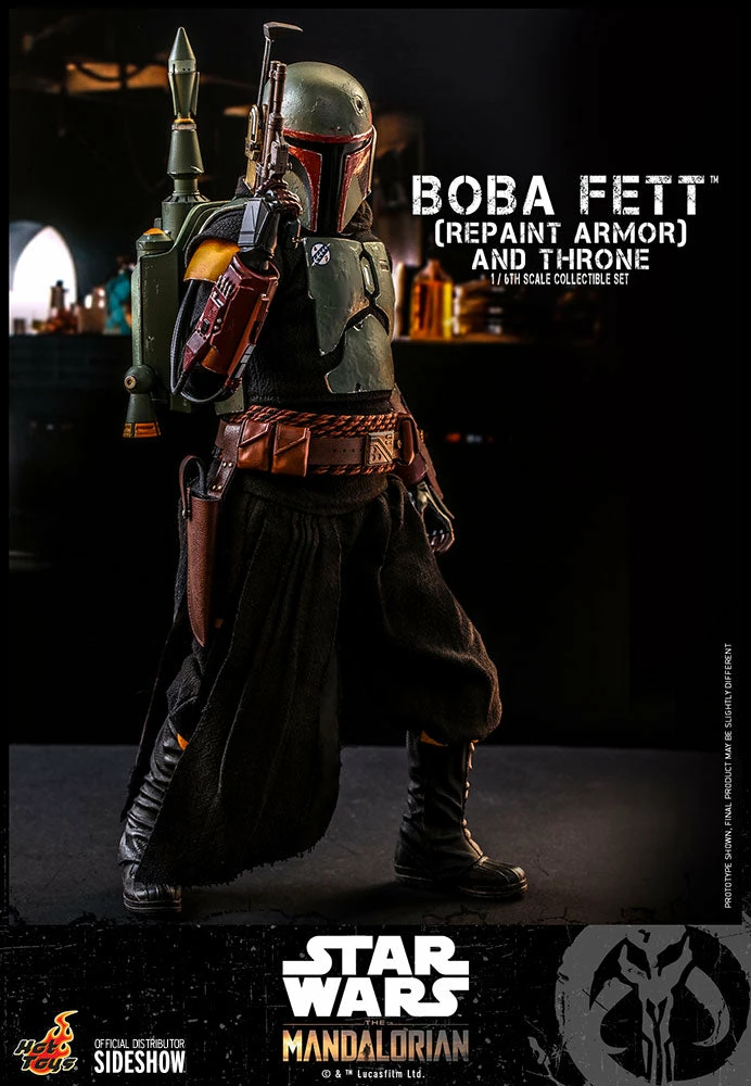 Hot Toys 1/6 Scale Television Masterpiece Series - The Mandalorian - Boba Fett & Throne Set (Repaint Armor) 7 Hot Toys 1/6 Scale Television Masterpiece Series - The Mandalorian - Boba Fett & Throne Set (Repaint Armor) - Image 7