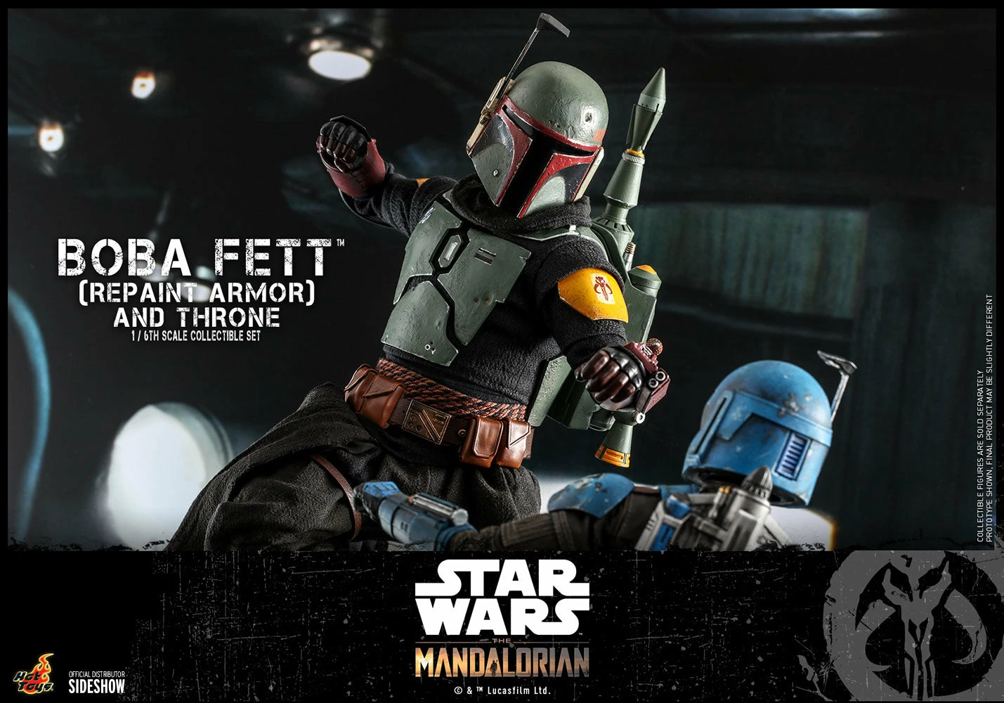 Hot Toys 1/6 Scale Television Masterpiece Series - The Mandalorian - Boba Fett & Throne Set (Repaint Armor) 15 Hot Toys 1/6 Scale Television Masterpiece Series - The Mandalorian - Boba Fett & Throne Set (Repaint Armor) - Image 15