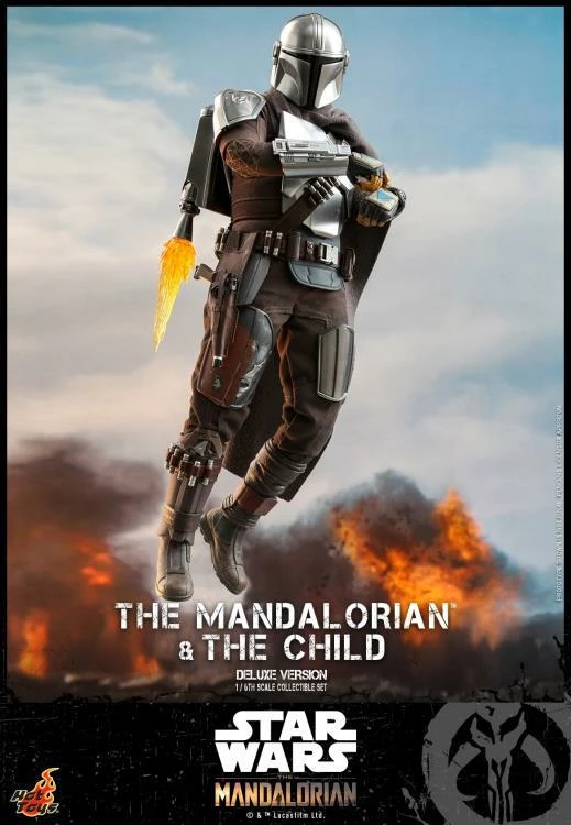 Hot Toys - The Mandalorian & The Child (Deluxe Ver.) 1/6 Scale Collectible Figure 6 Hot Toys - The Mandalorian & The Child (Deluxe Ver.) 1/6 Scale Collectible Figure - Image 6