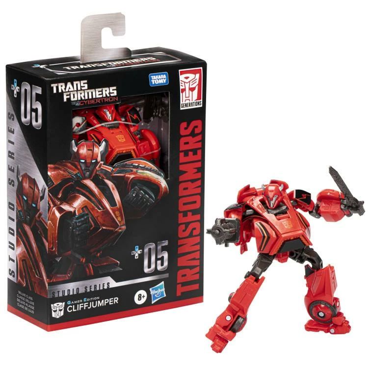 Hasbro Transformers Studio Series 86 - Deluxe Gamer Edition 05 Cliffjumper 4 Hasbro Transformers Studio Series 86 - Deluxe Gamer Edition 05 Cliffjumper - Image 4