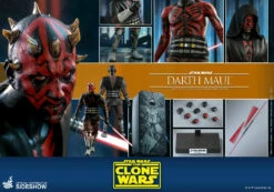 Hot Toys Television Masterpiece 1/6 Scale Figure - Darth Maul (The Clone Wars) -Toy Dojo darth maul star wars gallery 5f7602d853ddb 31747