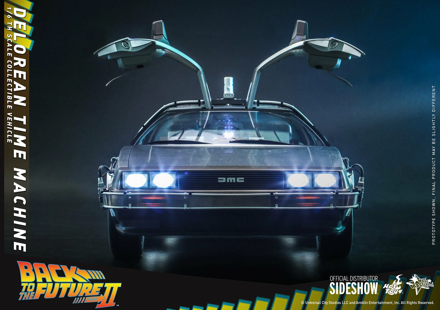 Hot Toys - 1/6 Scale Figure - Back To The Future - DeLorean Time Machine 3 Hot Toys - 1/6 Scale Figure - Back To The Future - DeLorean Time Machine - Image 3
