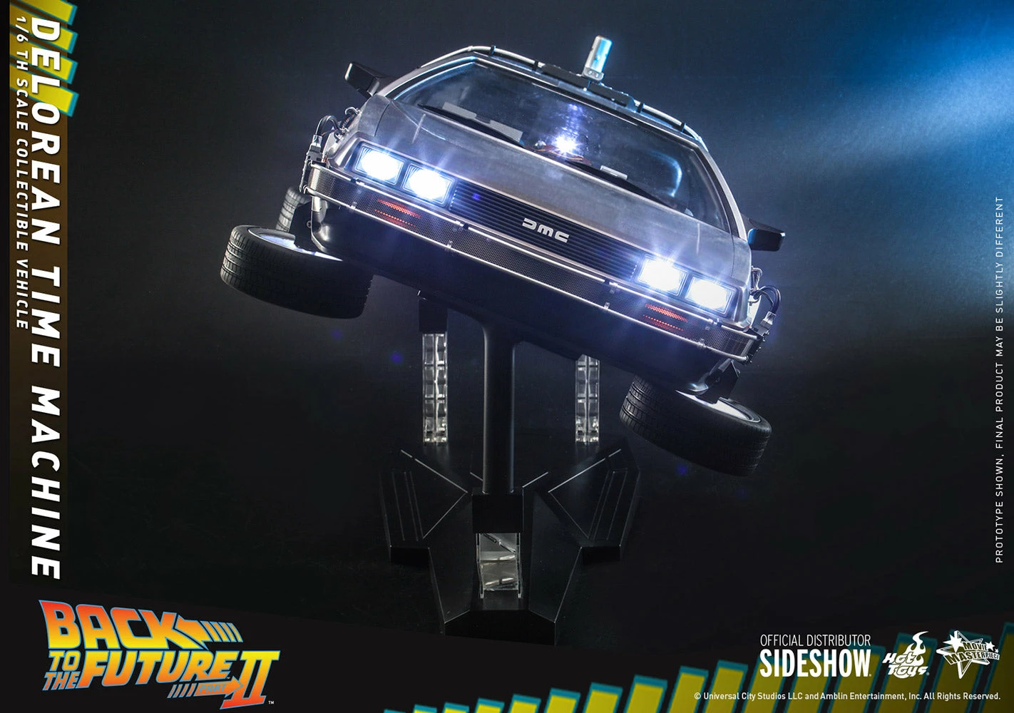 Hot Toys - 1/6 Scale Figure - Back To The Future - DeLorean Time Machine 5 Hot Toys - 1/6 Scale Figure - Back To The Future - DeLorean Time Machine - Image 5