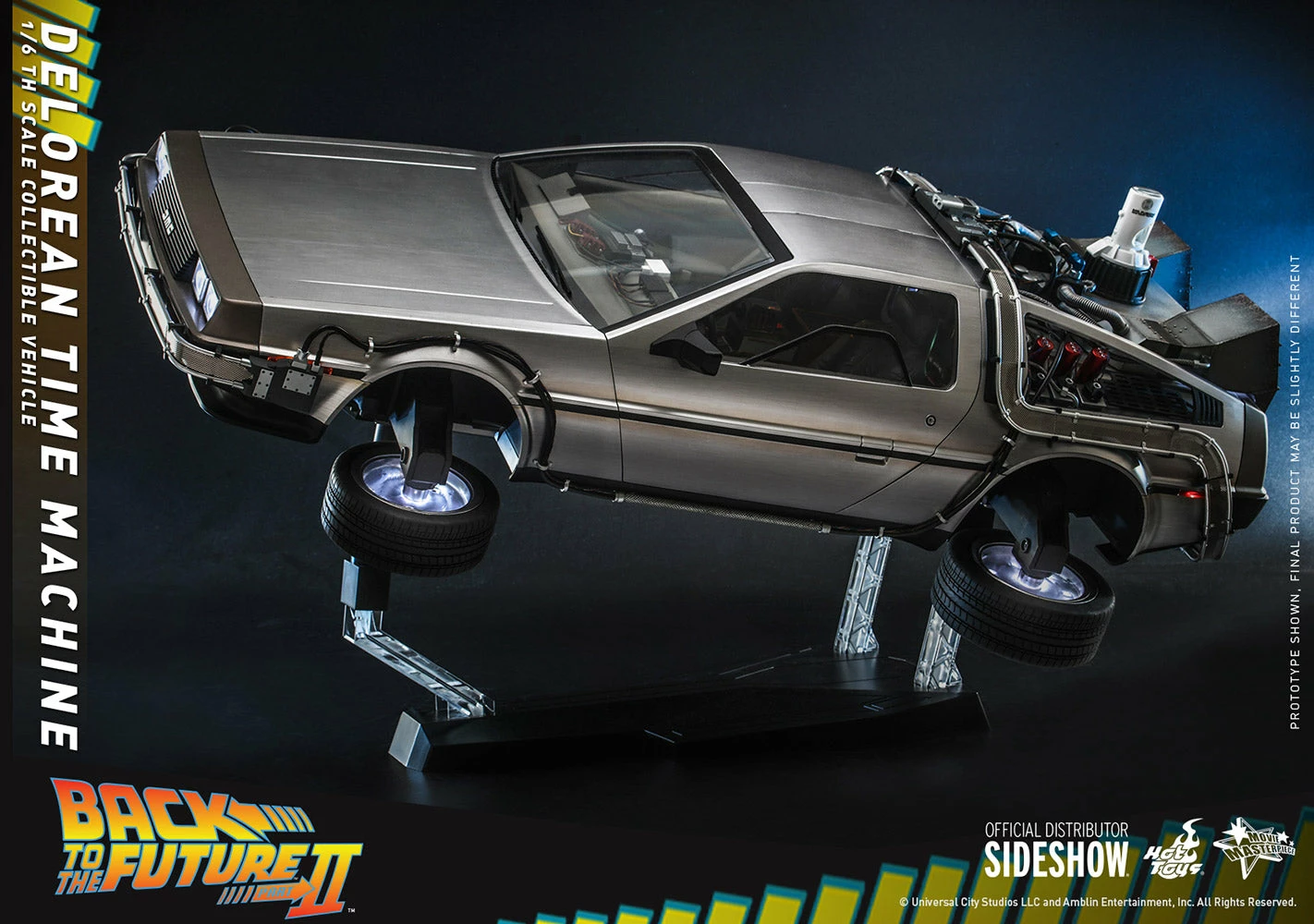 Hot Toys - 1/6 Scale Figure - Back To The Future - DeLorean Time Machine 6 Hot Toys - 1/6 Scale Figure - Back To The Future - DeLorean Time Machine - Image 6