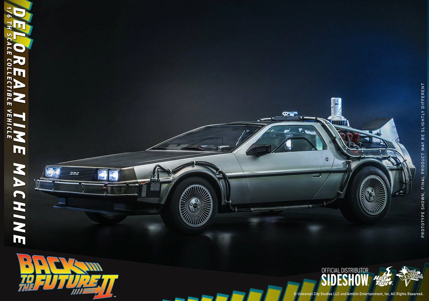 Hot Toys - 1/6 Scale Figure - Back To The Future - DeLorean Time Machine 10 Hot Toys - 1/6 Scale Figure - Back To The Future - DeLorean Time Machine - Image 10