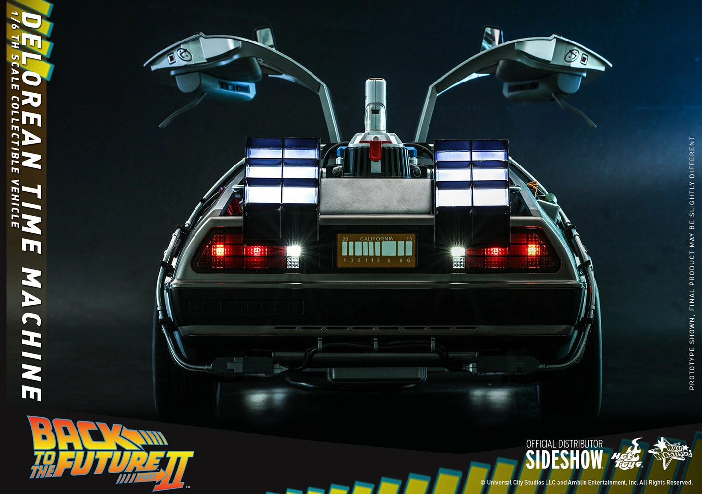 Hot Toys - 1/6 Scale Figure - Back To The Future - DeLorean Time Machine 13 Hot Toys - 1/6 Scale Figure - Back To The Future - DeLorean Time Machine - Image 13