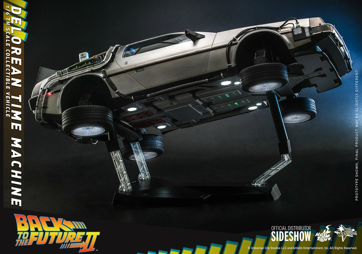 Hot Toys - 1/6 Scale Figure - Back To The Future - DeLorean Time Machine 15 Hot Toys - 1/6 Scale Figure - Back To The Future - DeLorean Time Machine - Image 15
